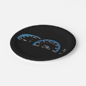 Cluster-Teller für Hybridfahrzeuge Pappteller (Schrägansicht)