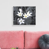 Cluster Tiny Blooms Stretched Canvas Print Leinwanddruck (Insitu (Wohnzimmer))
