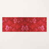 Cluster Vintager Roter Mohn-Blume Yogamatte (Vorderseite (Horizontal))
