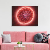 Cluster von Blastomeres, das eine Morula bildet Leinwanddruck (Insitu (Wohnzimmer))