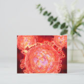 Cluster von HIV-Virus 1 Postkarte (Stehend Vorderseite)