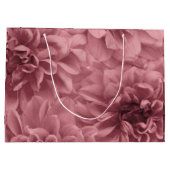 Cluster von Light Mauve Dahlias Floral Große Geschenktüte (Rückseite)