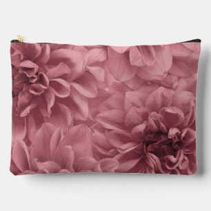 Cluster von Mauve Dahlias Floral Zubehörtasche
