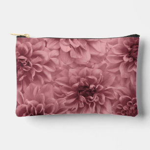 Cluster von Mauve Dahlias Floral Zubehörtasche