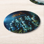 Cluster von Spuk Puppen! Untersetzer (Angewinkelt)