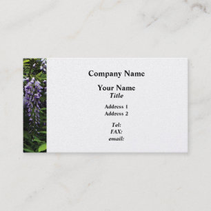 Cluster von Wisteria - Platinum finish Visitenkarte