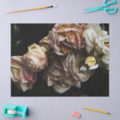 Cluster "Weiße Rosen" Seidenpapier (Basteln)