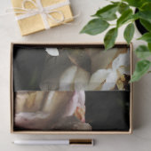 Cluster "Weiße Rosen" Seidenpapier (Geschenk)