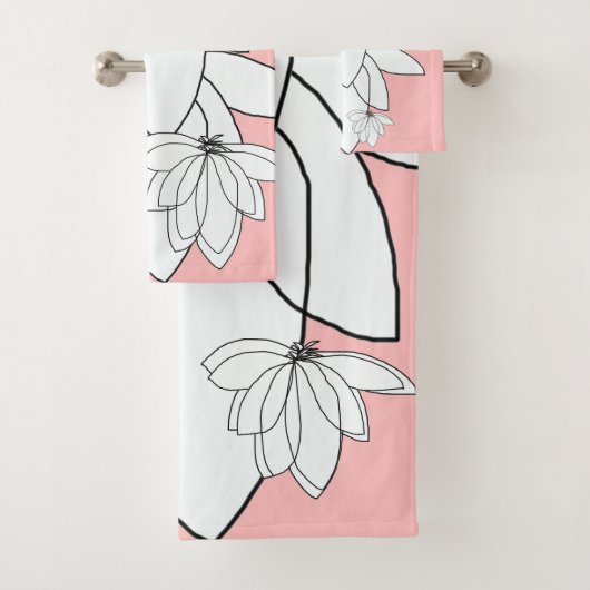 Clustern Pfirsich-Geschenk Badhandtuch Set (Insitu)