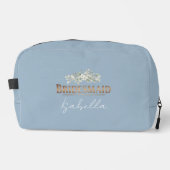 Clutch Bag for Bridesmaids, Custom Wedding Gift Waschbeutel (Vorderseite)