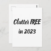 Clutter KOSTENLOS im Jahr 2023 - Selbstversorgung! Postkarte (Vorne/Hinten)