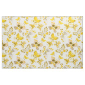 CLUTTERFLIS Gelbe Schmetterlingsdrucke Stoff (Fat Quarter (45,7 x 55,9 cm))