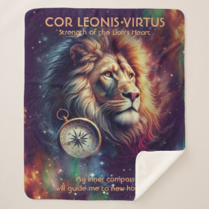 CLV-LIONCOMPASS3-BLANKET - SHERPA-BLANKET SHERPADECKE