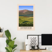 Clwydian Range AONB Reiseplakat Poster (Heimbüro)