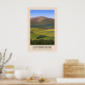 Clwydian Range AONB Reiseplakat Poster (Küche)