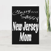 Cly And Sy New Jersey Mom Funny Humor Saying Quote Karte (Vorderseite)