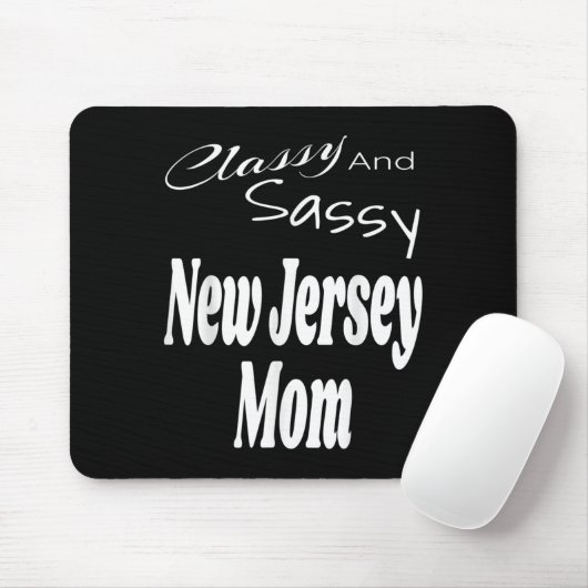 Cly And Sy New Jersey Mom Funny Humor Saying Quote Mousepad (Mit Mouse)