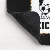 Cly Bis Anpfiff Gebleicht Leopard Lustig Fußball G Mousepad (Ecke)