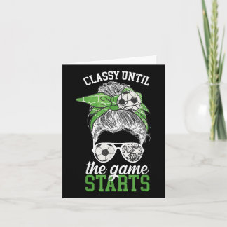 Cly bis das Spiel beginnt Spieltag Fußball-Spiel T Karte
