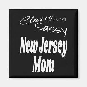 Cly und Sy New Jersey Mutter Lustiger Humor Spruch Magnet