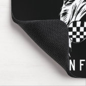 Cly Until The Green Flag Drops Messy Bun Racing Wo Mousepad (Ecke)