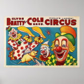 Clyde Beatty & Cole Bros Circus Poster (Vorne)