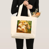 Clyde da Bunny Large Tote Bag Jumbo Stoffbeutel (Vorderseite (Produkt))