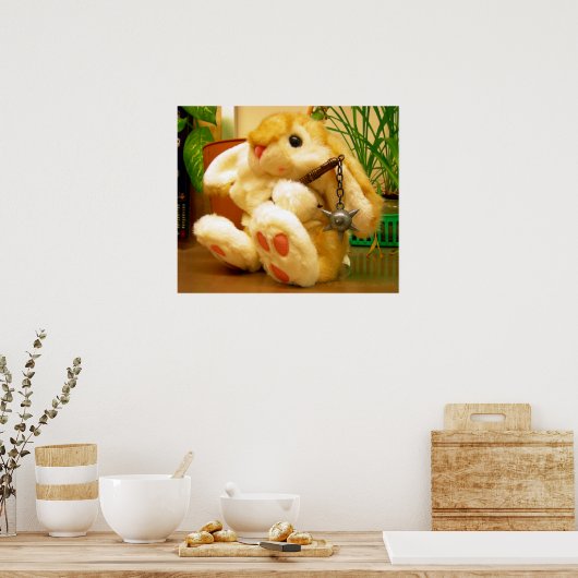 Clyde da Bunny Poster (Küche)