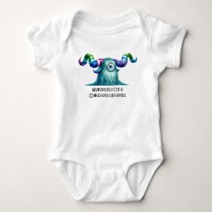 Clyde – Das großäugige neugierige Monster Baby Strampler