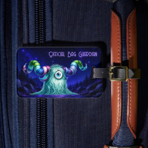 Clyde – Das großäugige neugierige Monster Gepäckanhänger