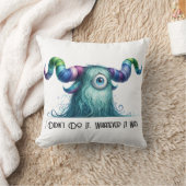 Clyde - Ein Mit Augen Monster-Kissen Kissen (Decke)