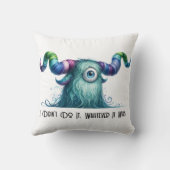 Clyde - Ein Mit Augen Monster-Kissen Kissen (Rückseite)