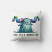 Clyde - Ein Mit Augen Monster-Kissen Kissen (Vorderseite)