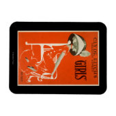 Clyde Fitchs Beste Comedy, "Girls" Theater 2 Magnet (Horizontal)