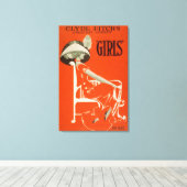 Clyde Fitchs Beste Comedy, "Girls" Theater Leinwanddruck (Insitu (Holzboden))