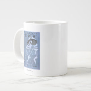 Clyde Fitchs größte Komödie, "Girls" Theatre Jumbo-Tasse