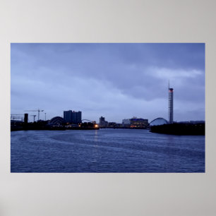 Clyde im Abend Poster