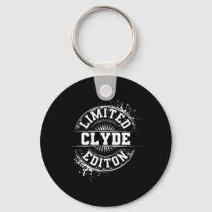 Clyde limitierte Auflage lustiger personalisierter Schlüsselanhänger
