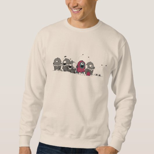 Clyde mag Motten Sweatshirt (Vorderseite)