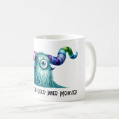 Clyde - neugieriges einäugiges Monster Kaffeetasse (VorderseiteRechts)