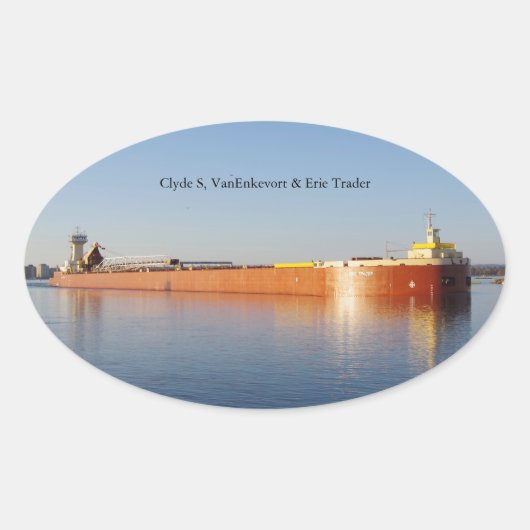 Clyde S. VanEnkevort & Erie Trader Aufkleber (Vorderseite)