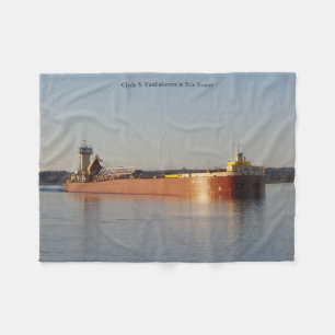 Clyde S. VanEnkevort & Erie Trader Fleece-Decke Fleecedecke