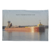 Clyde S. VanEnkevort & Erie Trader Kissengehäuse Kissenbezug (Rückseite)