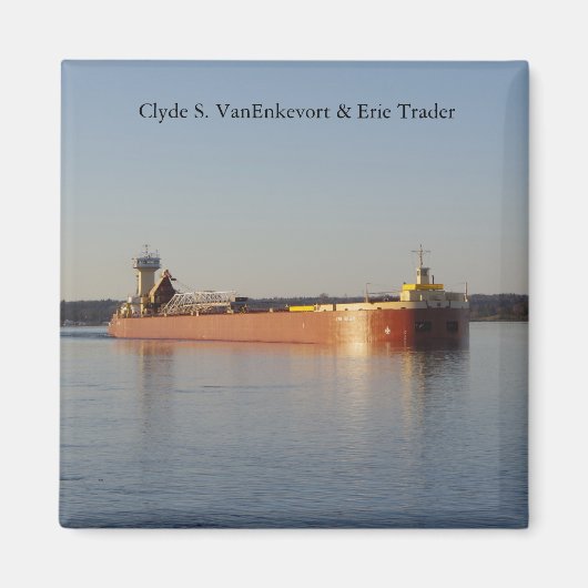 Clyde S. VanEnkevort & Erie Trader Magnet (Vorne)