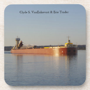 Clyde S. VanEnkevort & Erie Trader Untersetzer