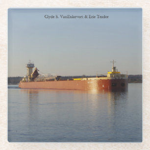 Clyde S. VanEnkevort & Erie Trader Untersetzer