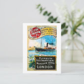 Clyde Shipping Company - Vintag Postkarte (Stehend Vorderseite)