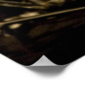 "Clyde" spielt elektrische Bassdrucke Poster (Ecke)