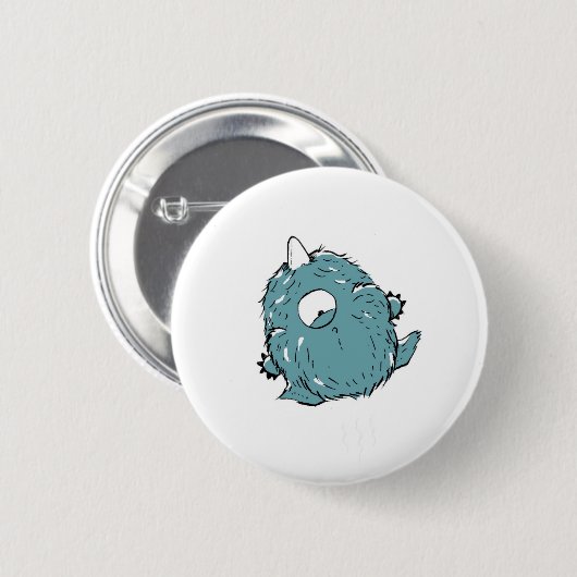 Clyde trank versehentlich Helium! Knopf Button (Vorne & Hinten)