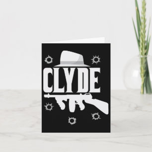 Clyde und Bonnie Halloween Matchaos Costum Karte